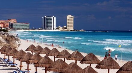 Cancun on the Mexican Caribbean