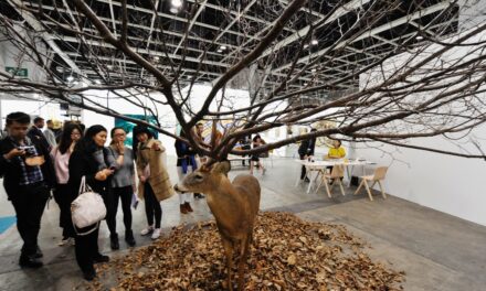 Surrealist sculptures captivate crowds at the Art Basel fair in Hong Kong