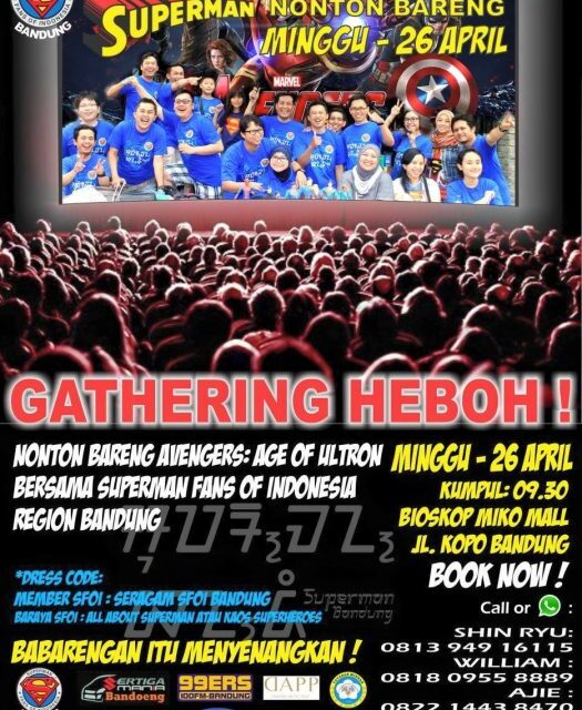 Distrita sponsors Superman Event in Bandung, Indonesia