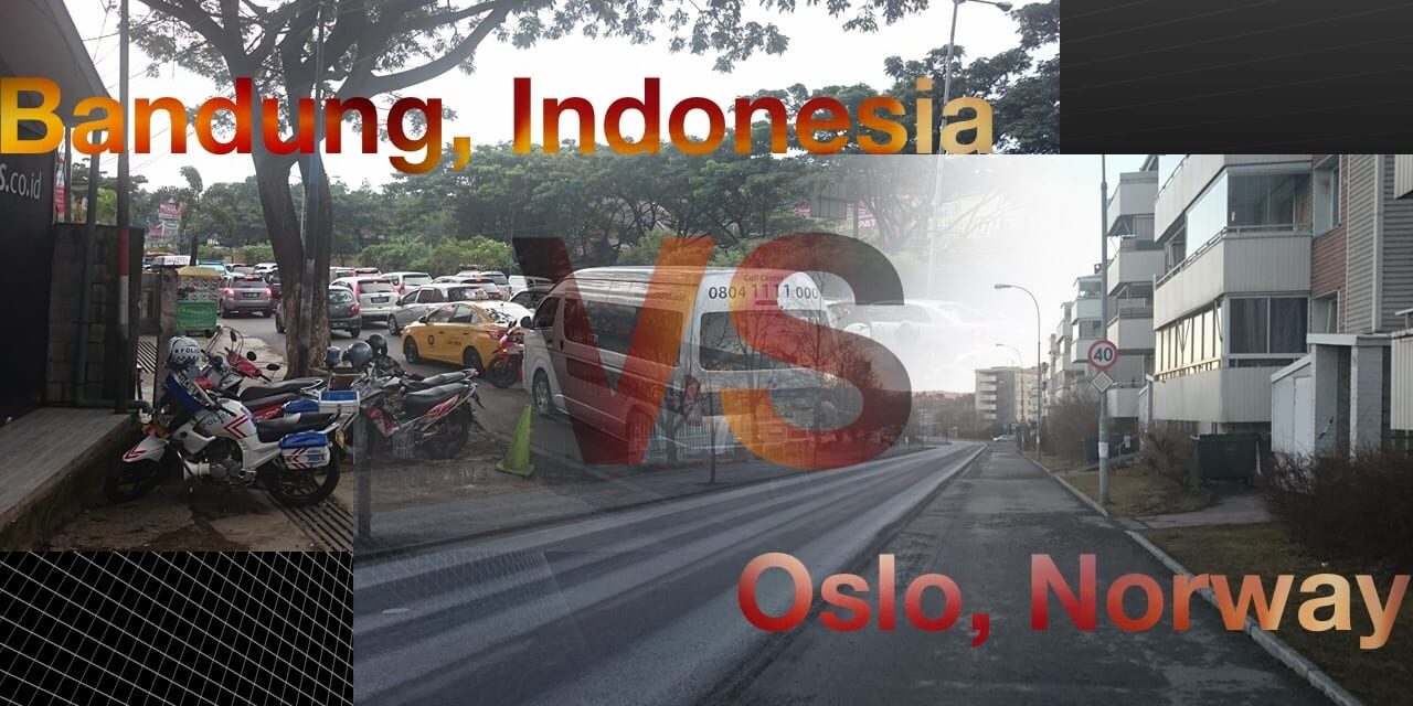 Indonesian Days: Bandung VS Oslo in Traffic Jams!