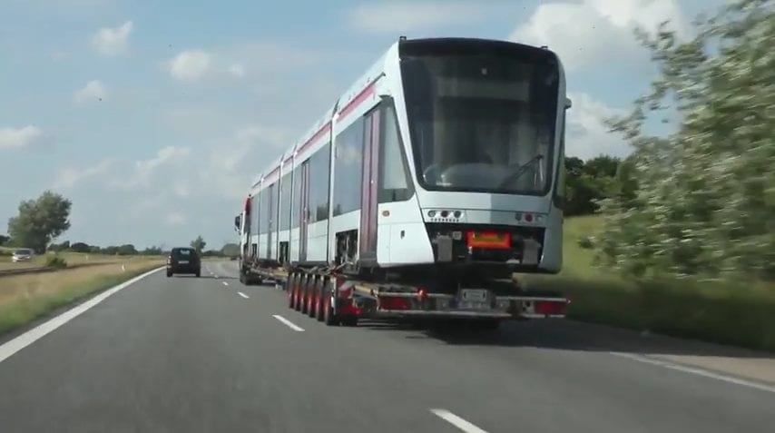 Aarhus in Denmark, got it’s very first Light rail tramset Today