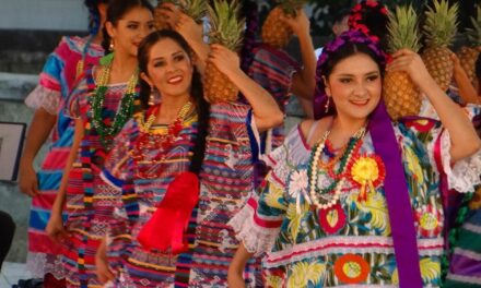 Festival of Guelaguetza in Oaxaca, Mexico with pre-Spanish roots in it