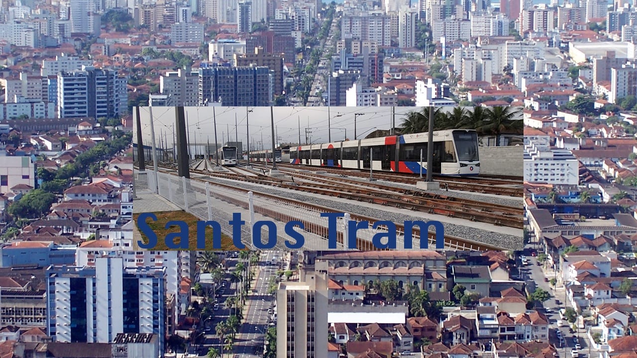 Santos in Brazil got it's Light Rail