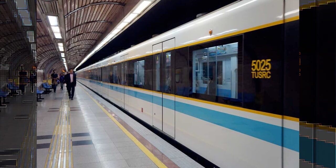 Heravi station on Line 3 in Tehran, Iran opened