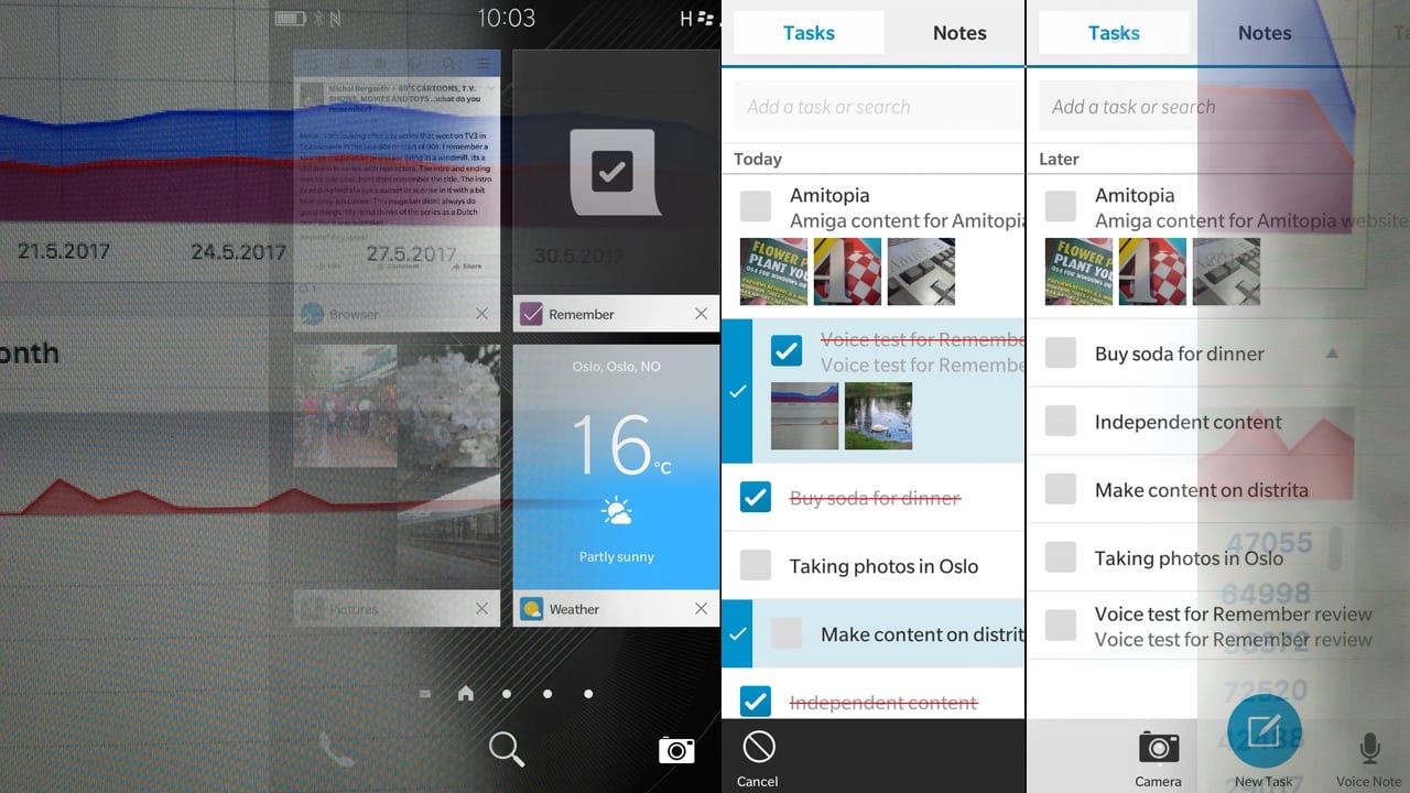 Review of Remember for BlackBerry OS 10