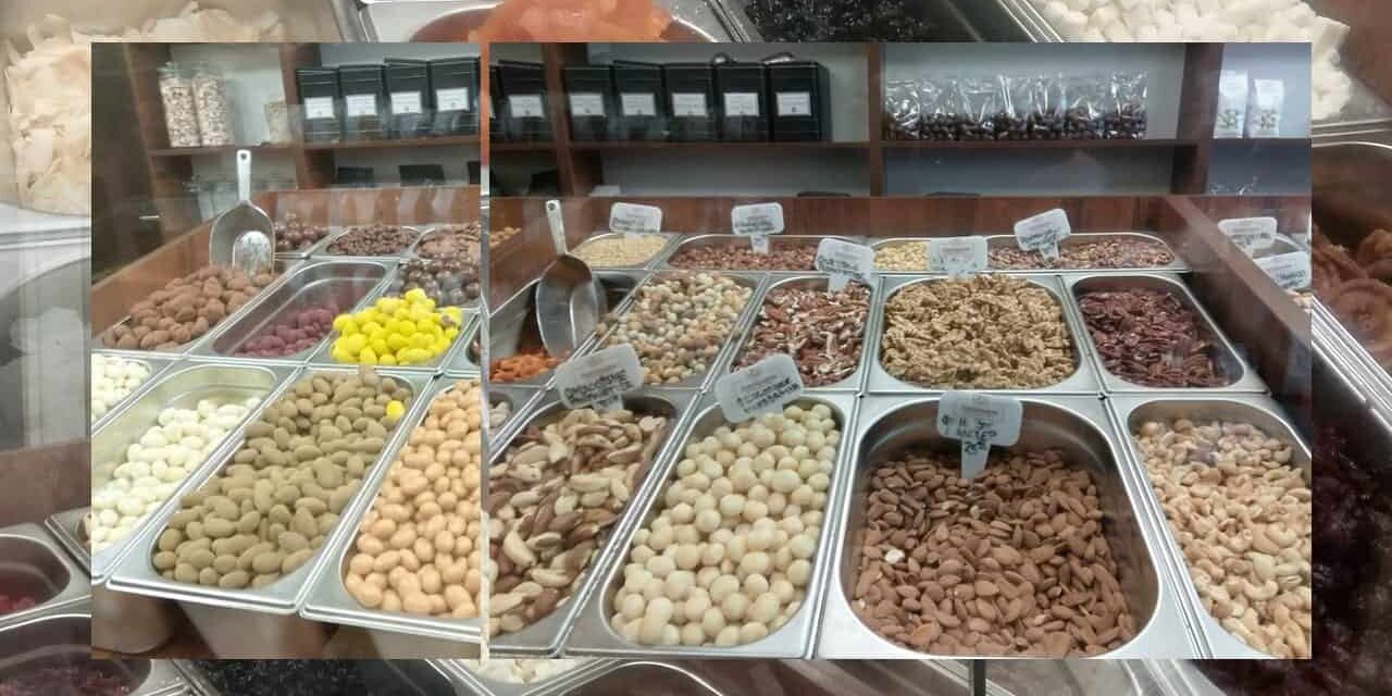 High quality nuts and dried fruits at Nøtteblanderen in Oslo, Norway