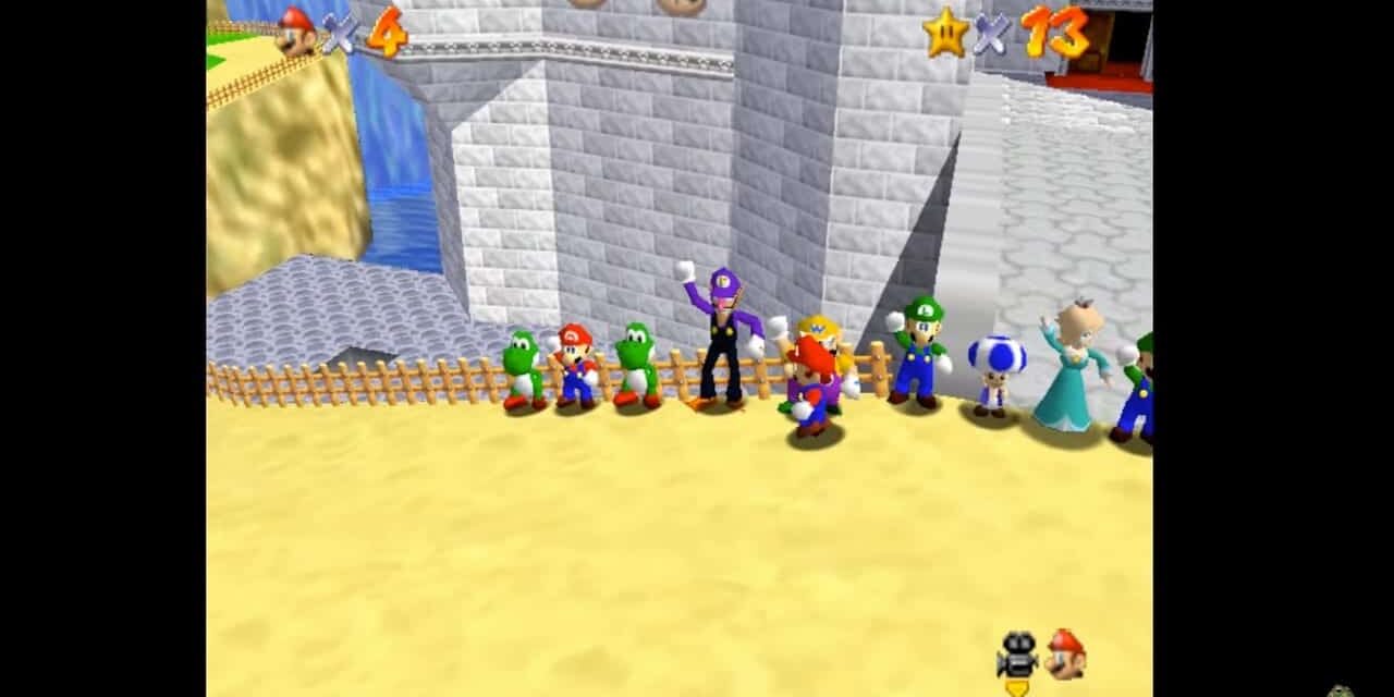 Play Super Mario 64 Online with Friends