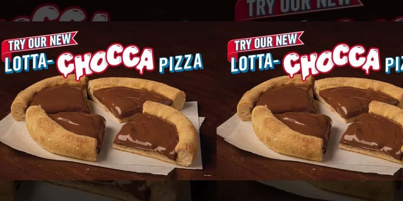 Domino’s with a Chocolate Pizza in United Kingdom. Lotta-Chocca Pizza is Here!