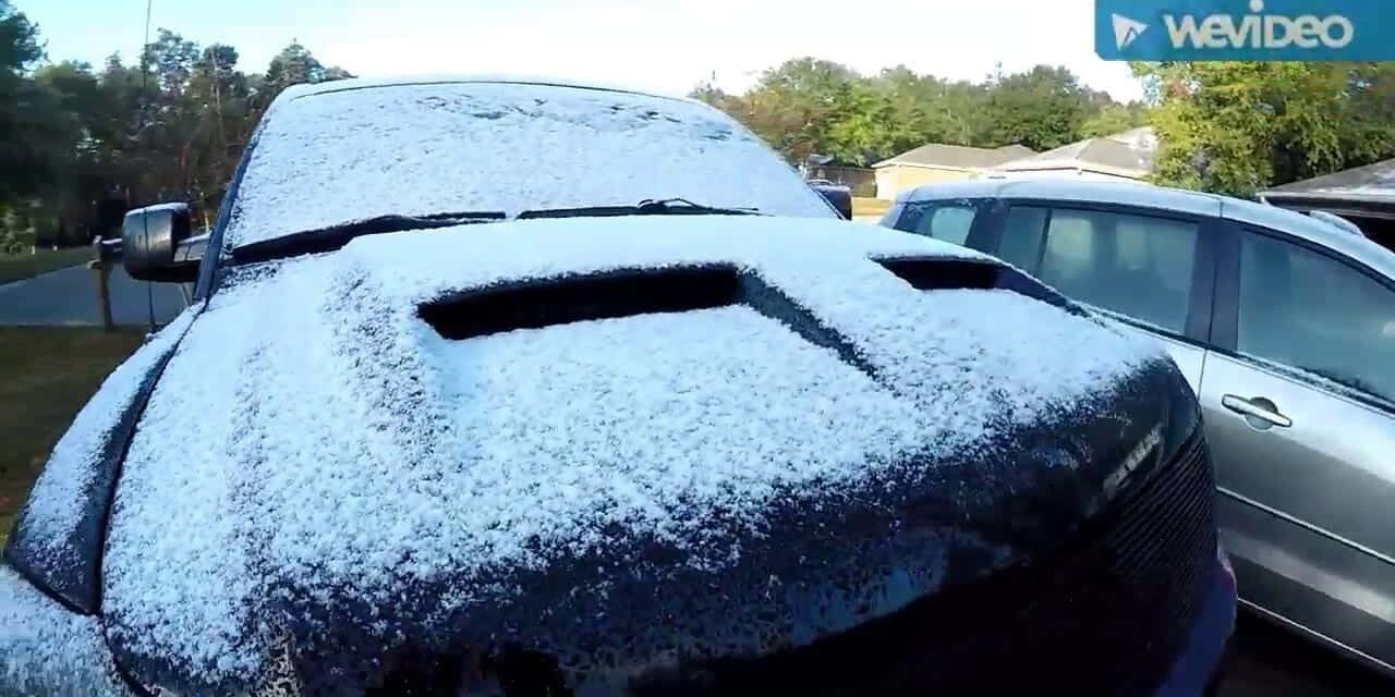 Snow in Florida does not happen every day