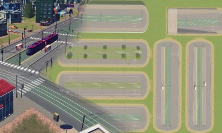 Lovely Tram Avenues for Cities Skylines by Steam Workshop creators