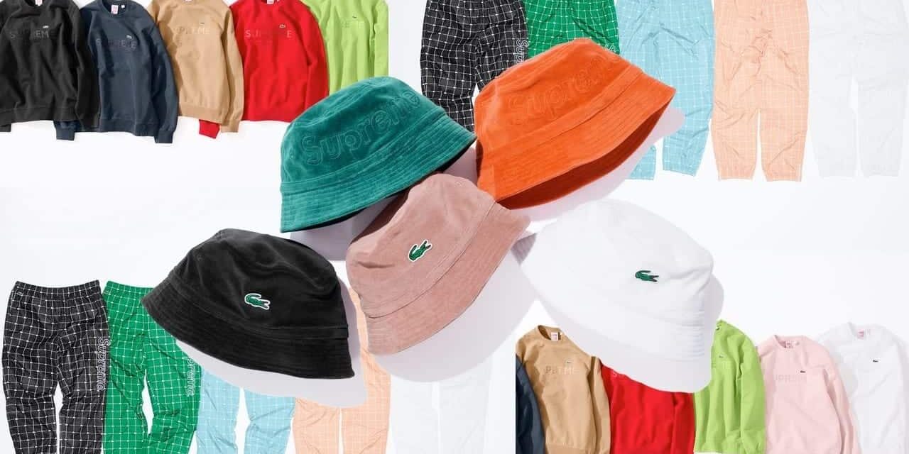 Supreme‘s Legendary X Lacoste Spring 2018 Collection Drops Tomorrow