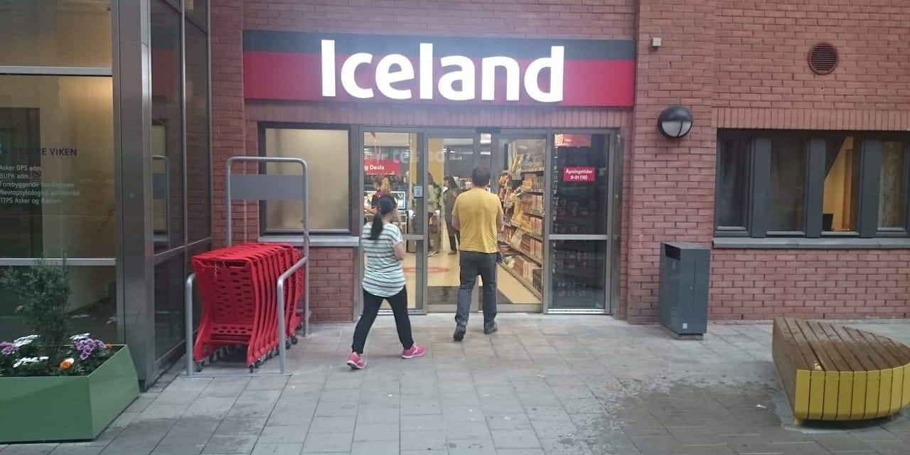 New British Grocery Chain store Iceland Foods Opened its First store in Norway