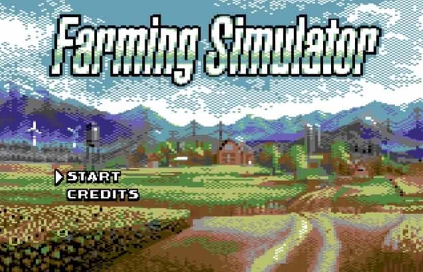 Farming Simulator for Commodore 64 shakes the Modern Gaming Life