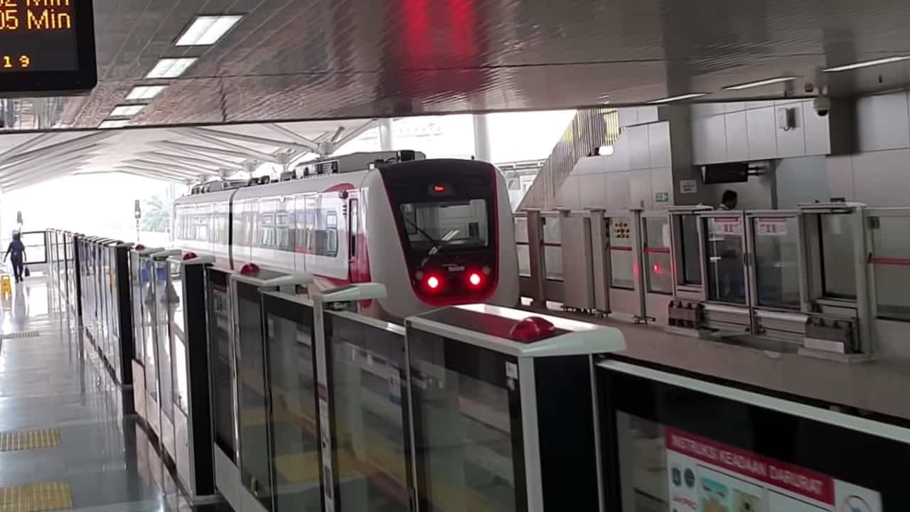 New Jakarta LRT Line reaching Velodrome