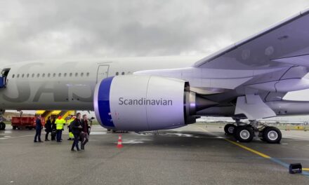 The remarkable aircraft from SAS has landed