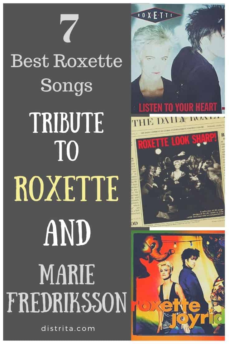 tribute to roxette and marie fredriksson