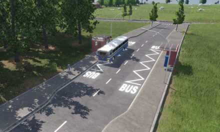 Slim Bus and Truck Zone streets for Transport Fever 2
