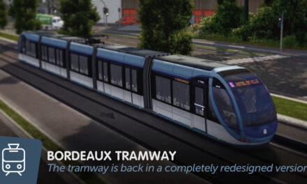 Get some really nice Bordeaux Light Rail Trams for Cities Skylines