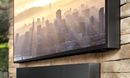 New Samsung Niche TV for Sunny and Rainy Days Outside