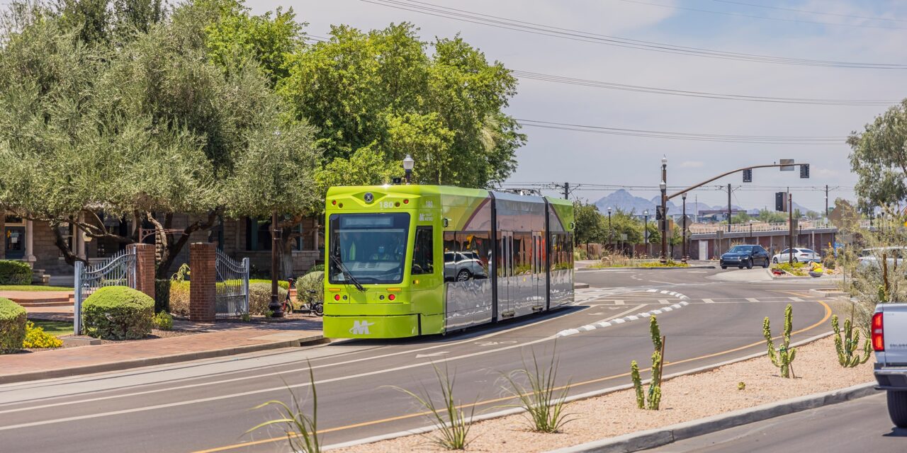 New Tram Line just Arrived in Phoenix USA