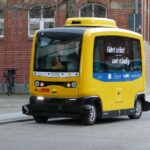 Self-driving shuttle bus in a collision in Osaka, Japan